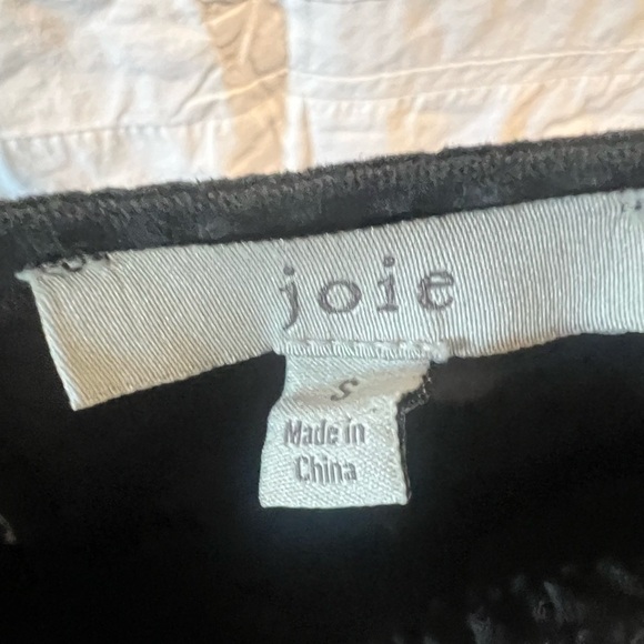 Joie Black Linen Short Sleeve with Pockets Romper Sz: Small - Picture 7 of 9